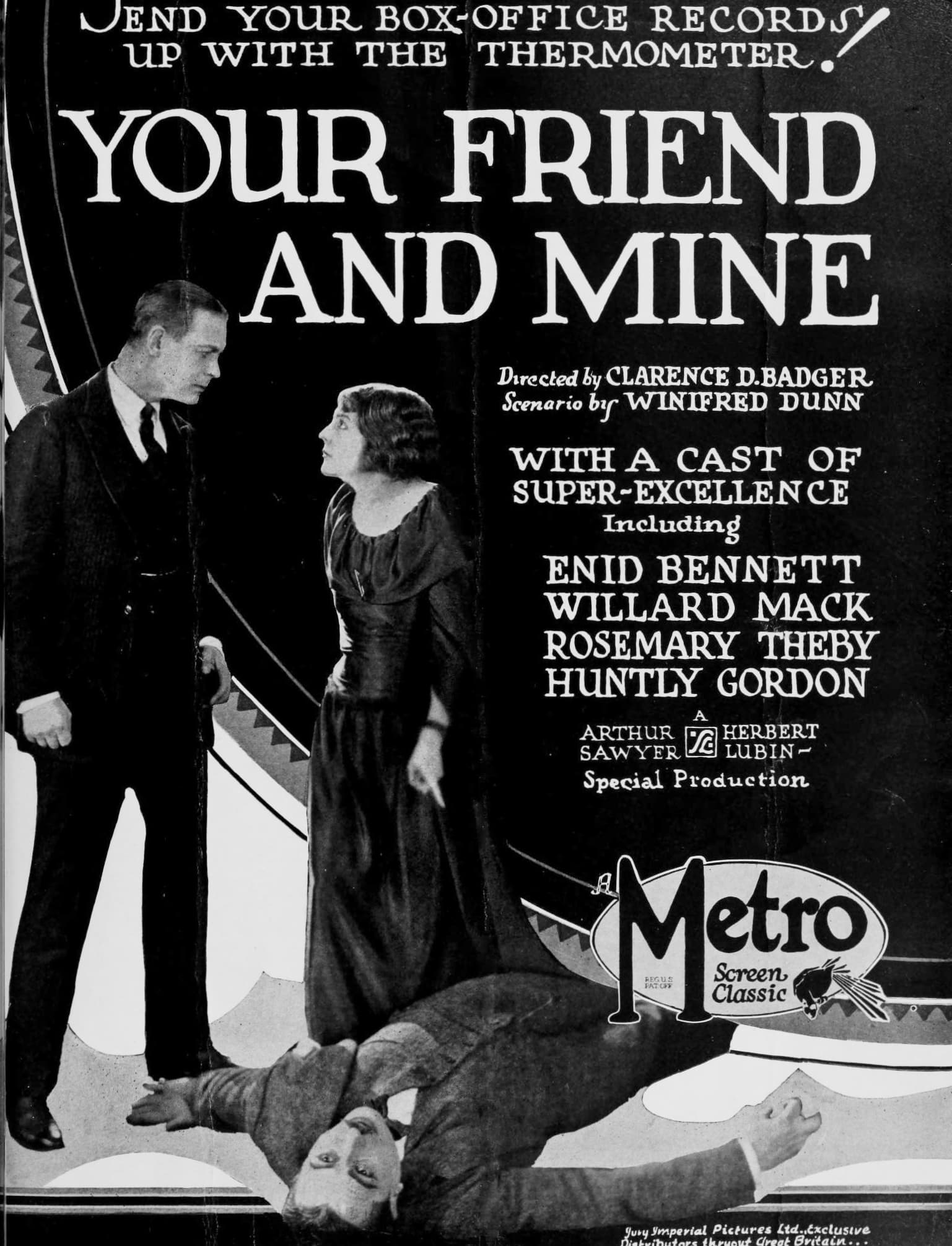 Your Friend and Mine (1923) film backdrop