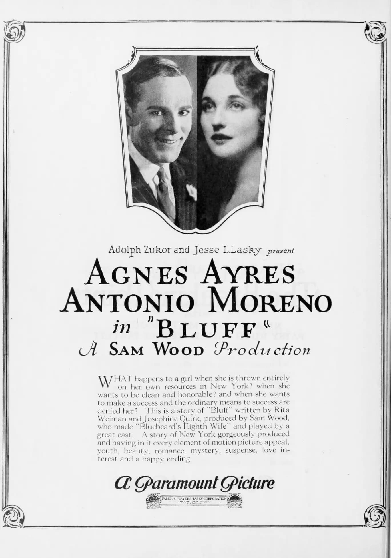 Bluff poster