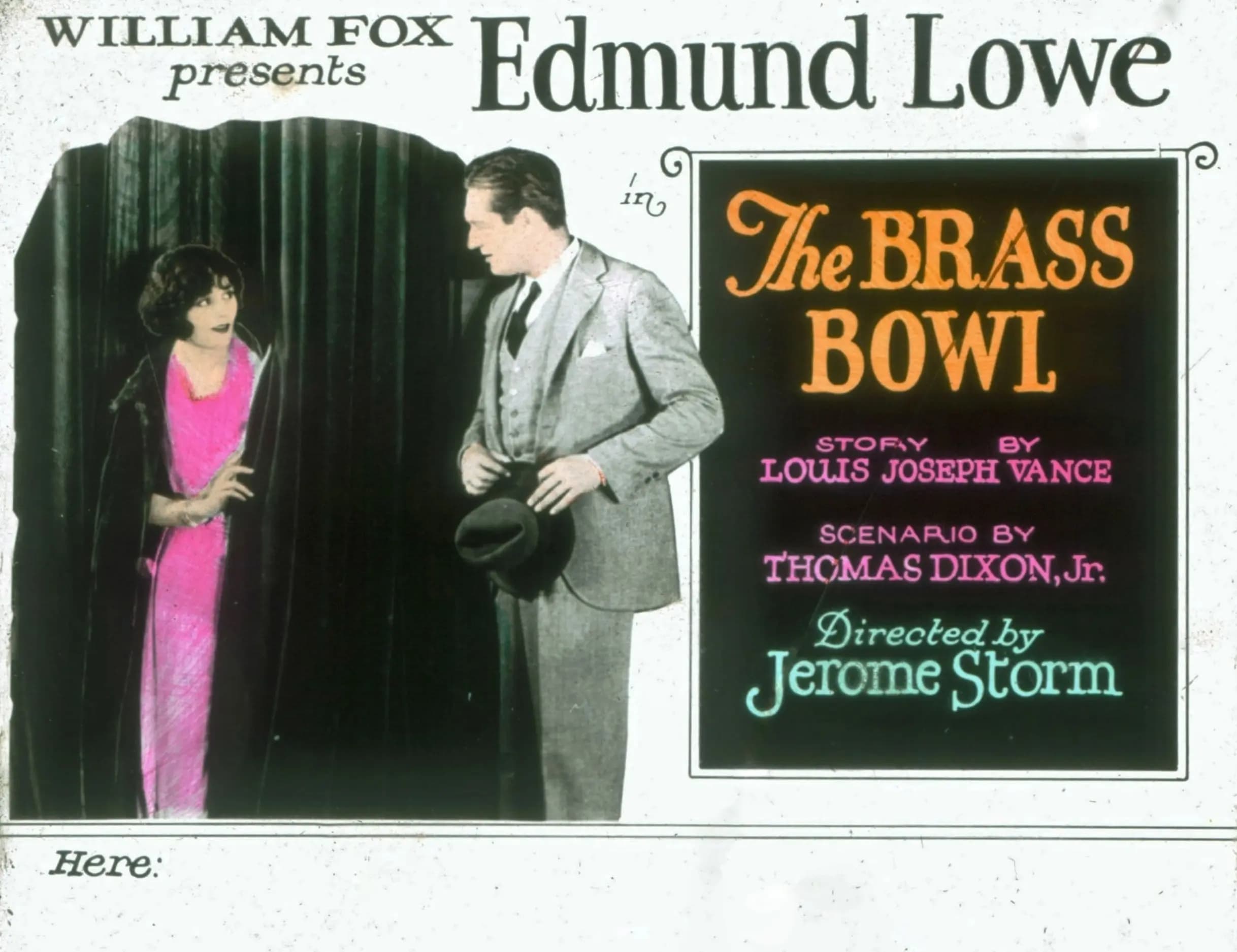The Brass Bowl poster