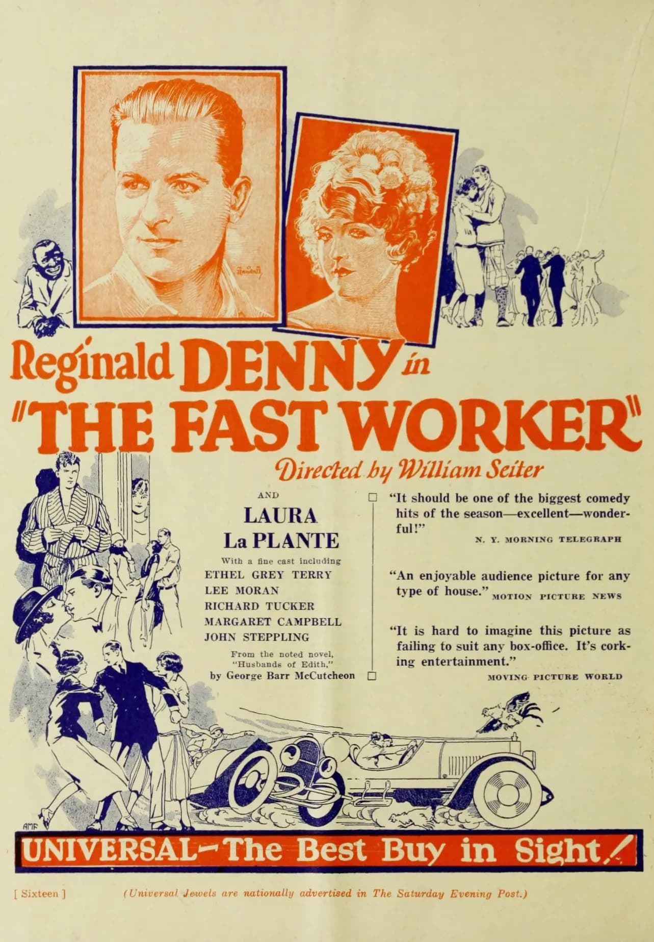 The Fast Worker (1924) film backdrop