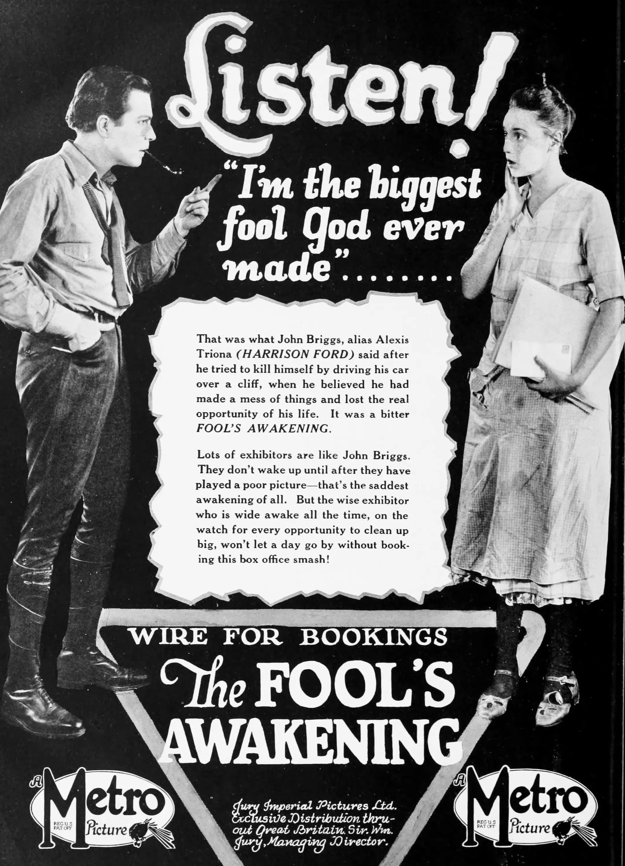 A Fool's Awakening poster