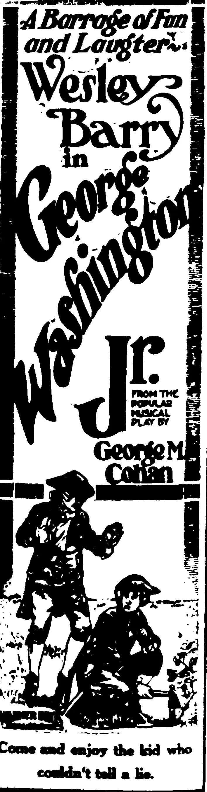 George Washington, Jr. poster