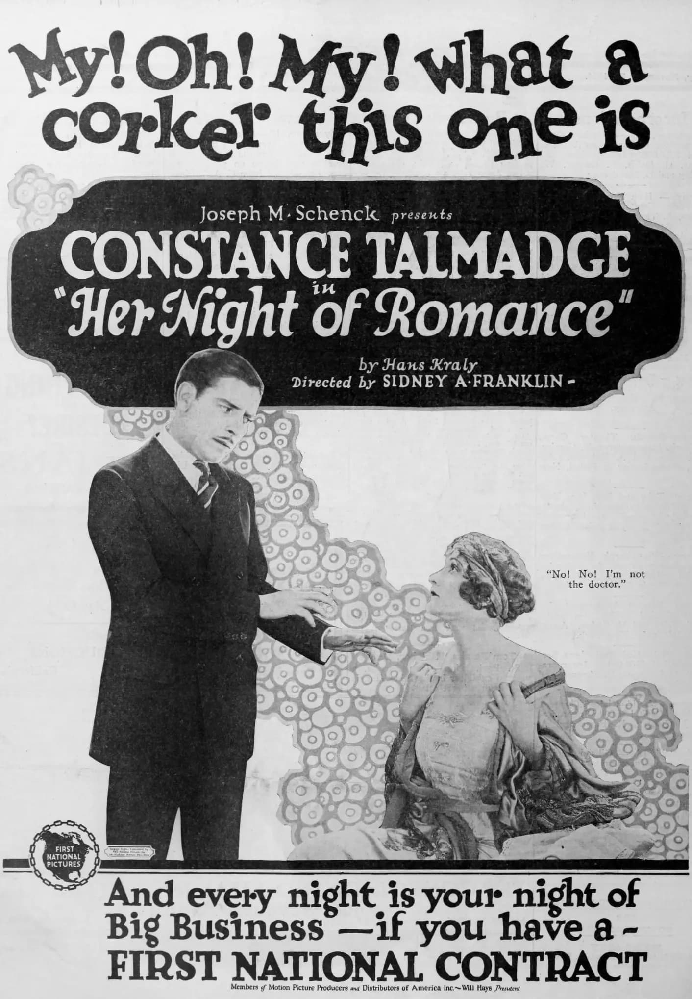 Her Night of Romance (1924) film backdrop