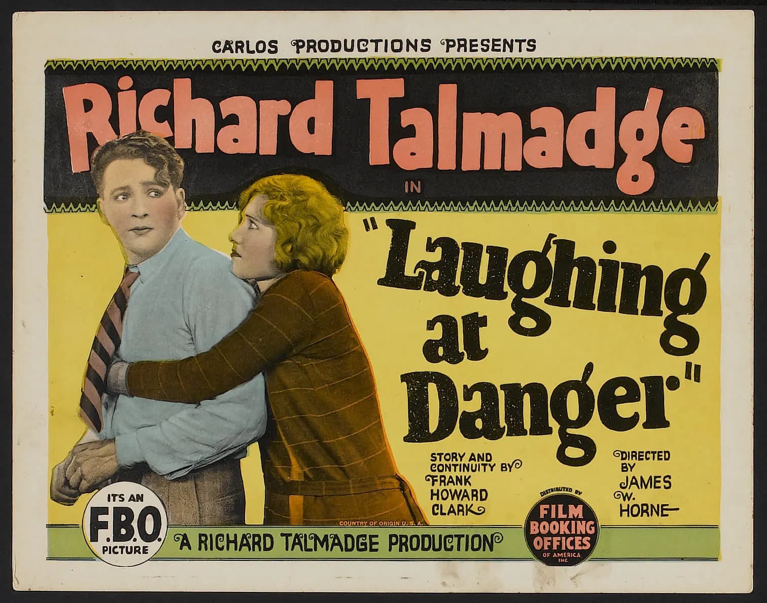Laughing at Danger poster