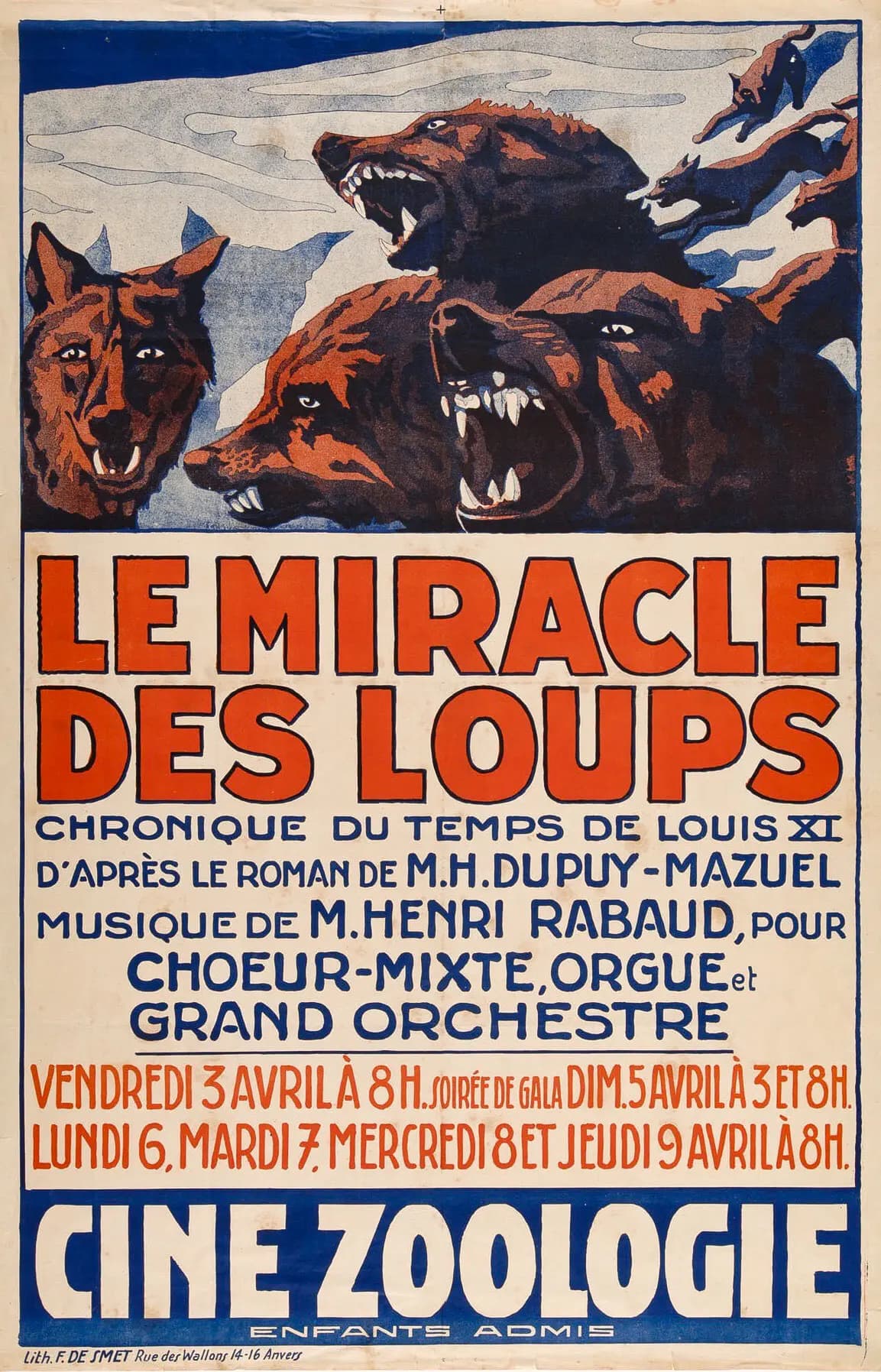 Miracle of the Wolves (1924) film backdrop