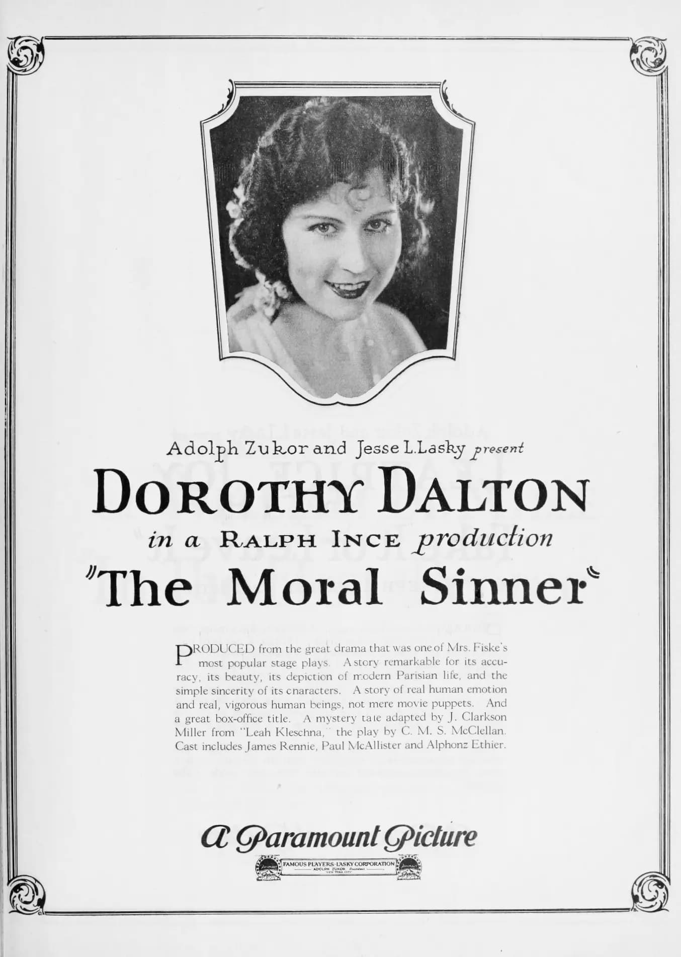 The Moral Sinner poster