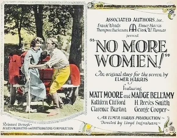 No More Women (1924) film backdrop