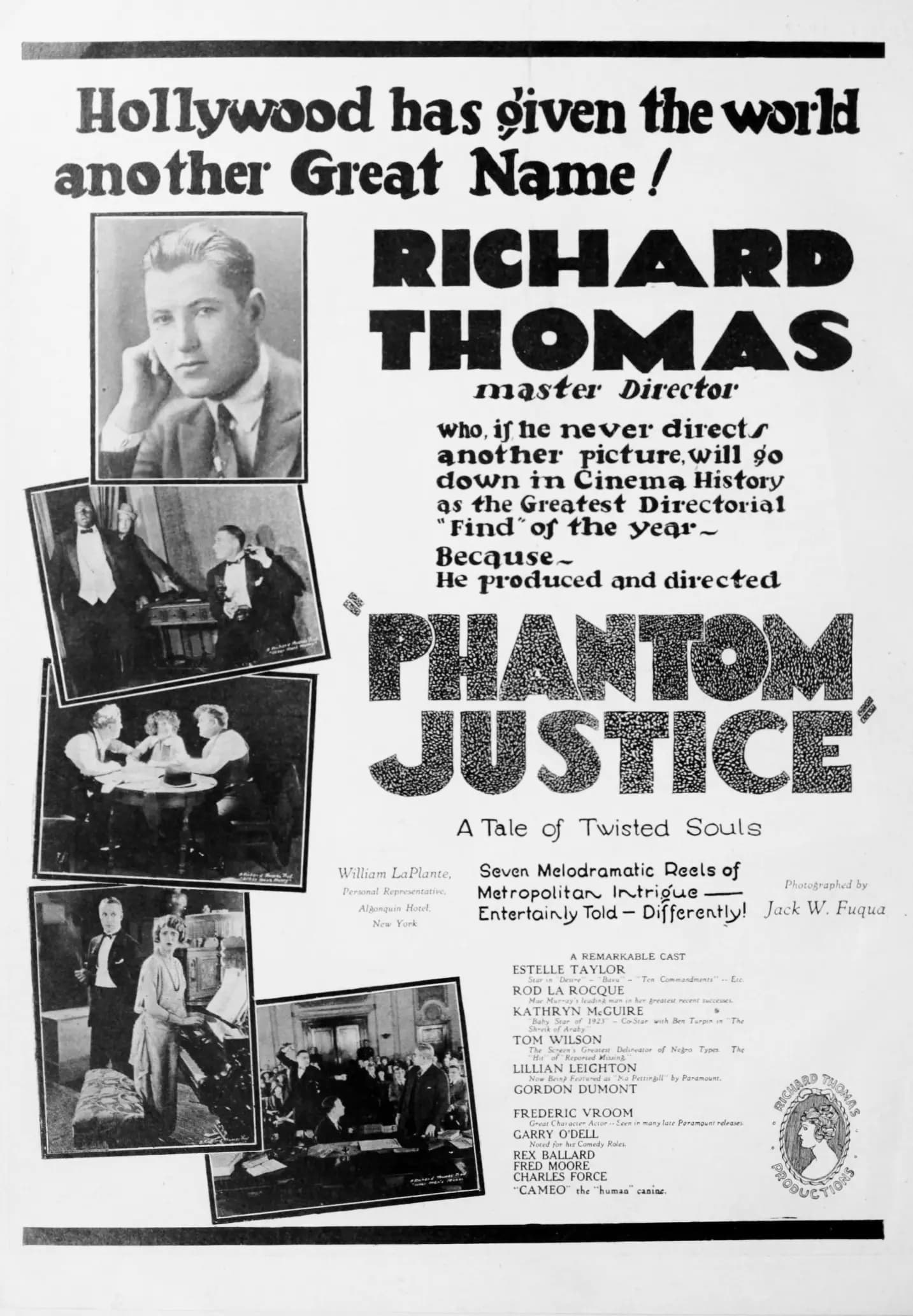 Phantom Justice (1924) film backdrop