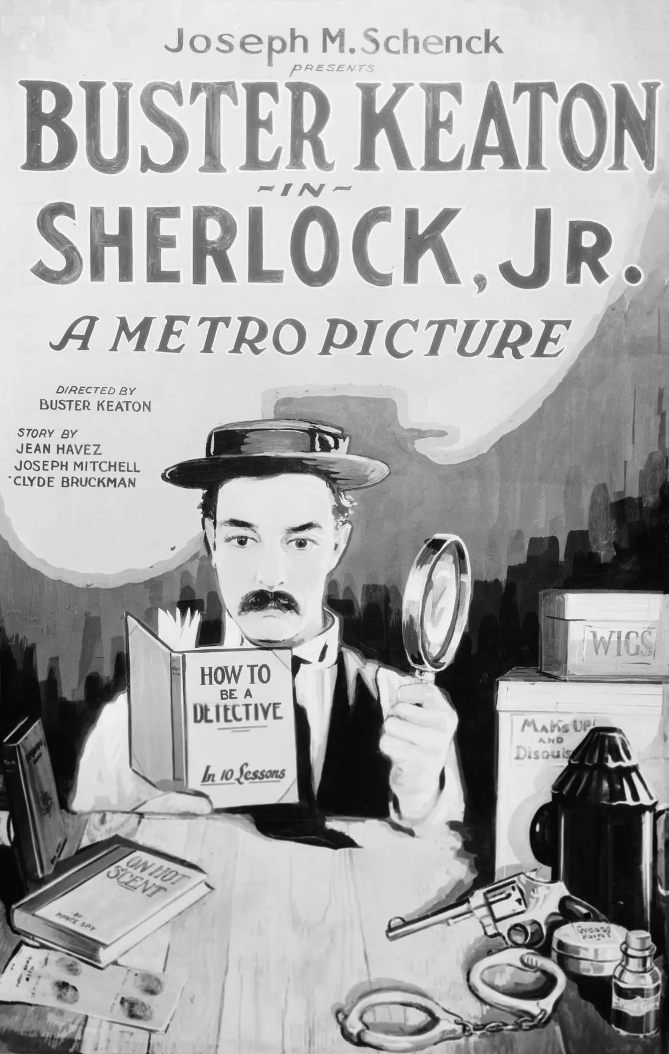 Sherlock Jr. (1924) film backdrop