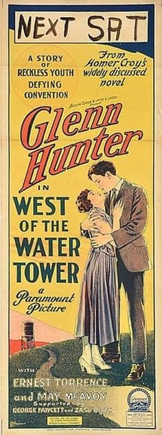 West of the Water Tower (1923) film backdrop