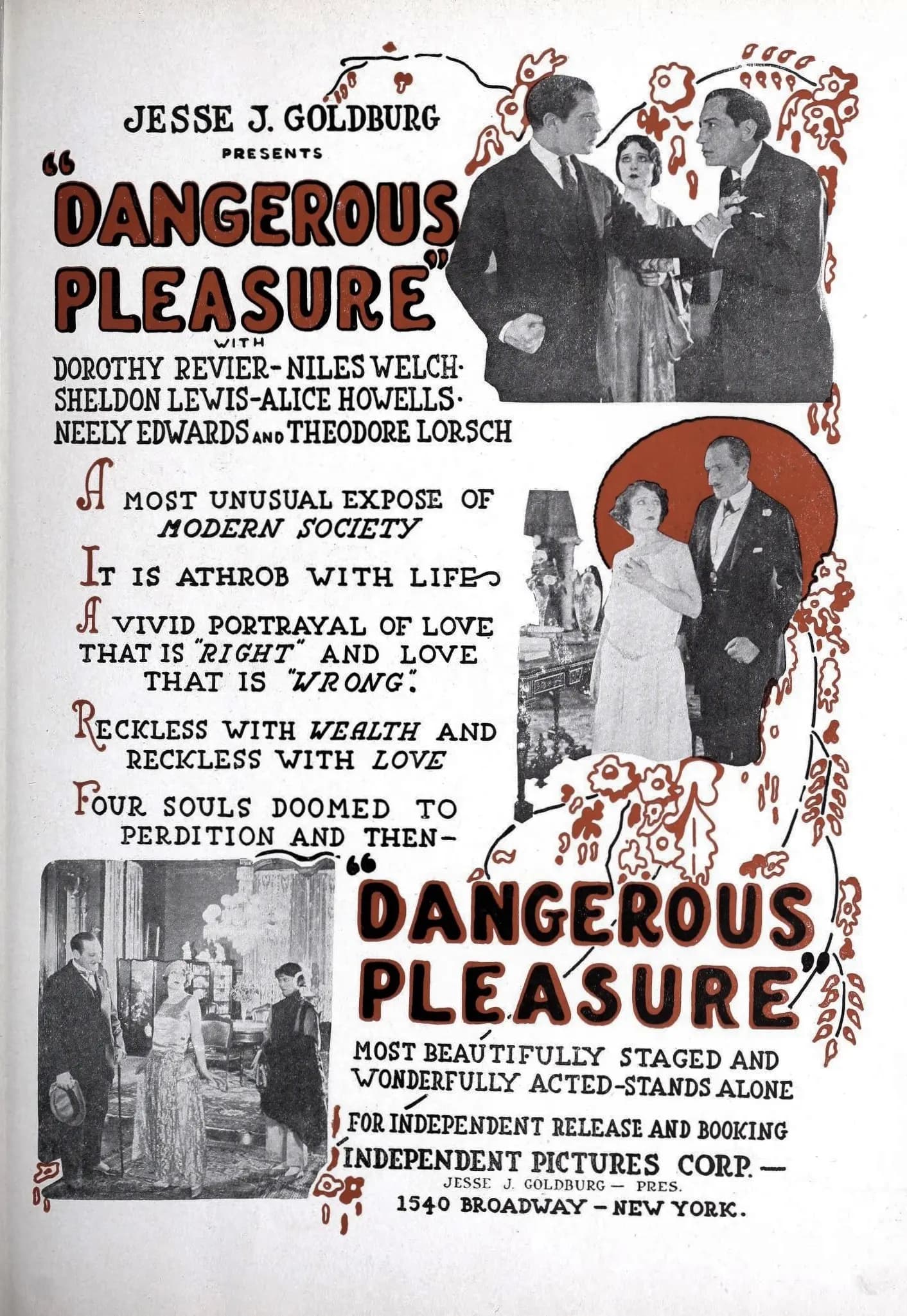 Dangerous Pleasure poster