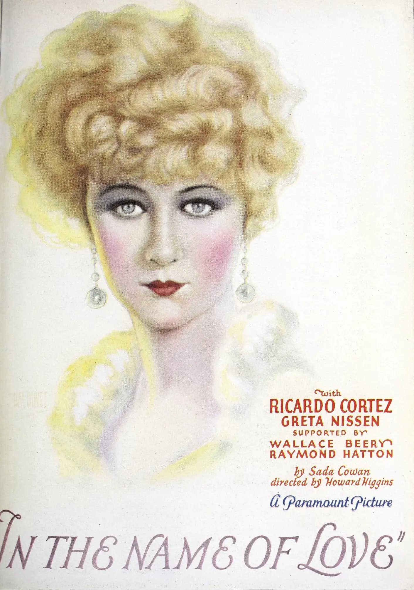 In the Name of Love (1925) film backdrop