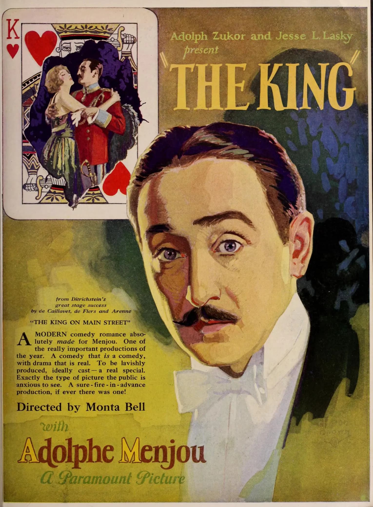 The King on Main Street (1925) film backdrop