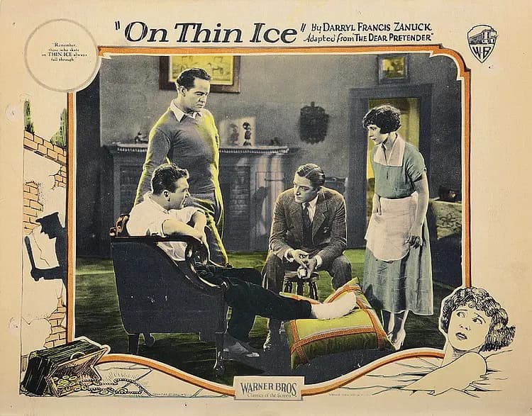 On Thin Ice (1925) film backdrop