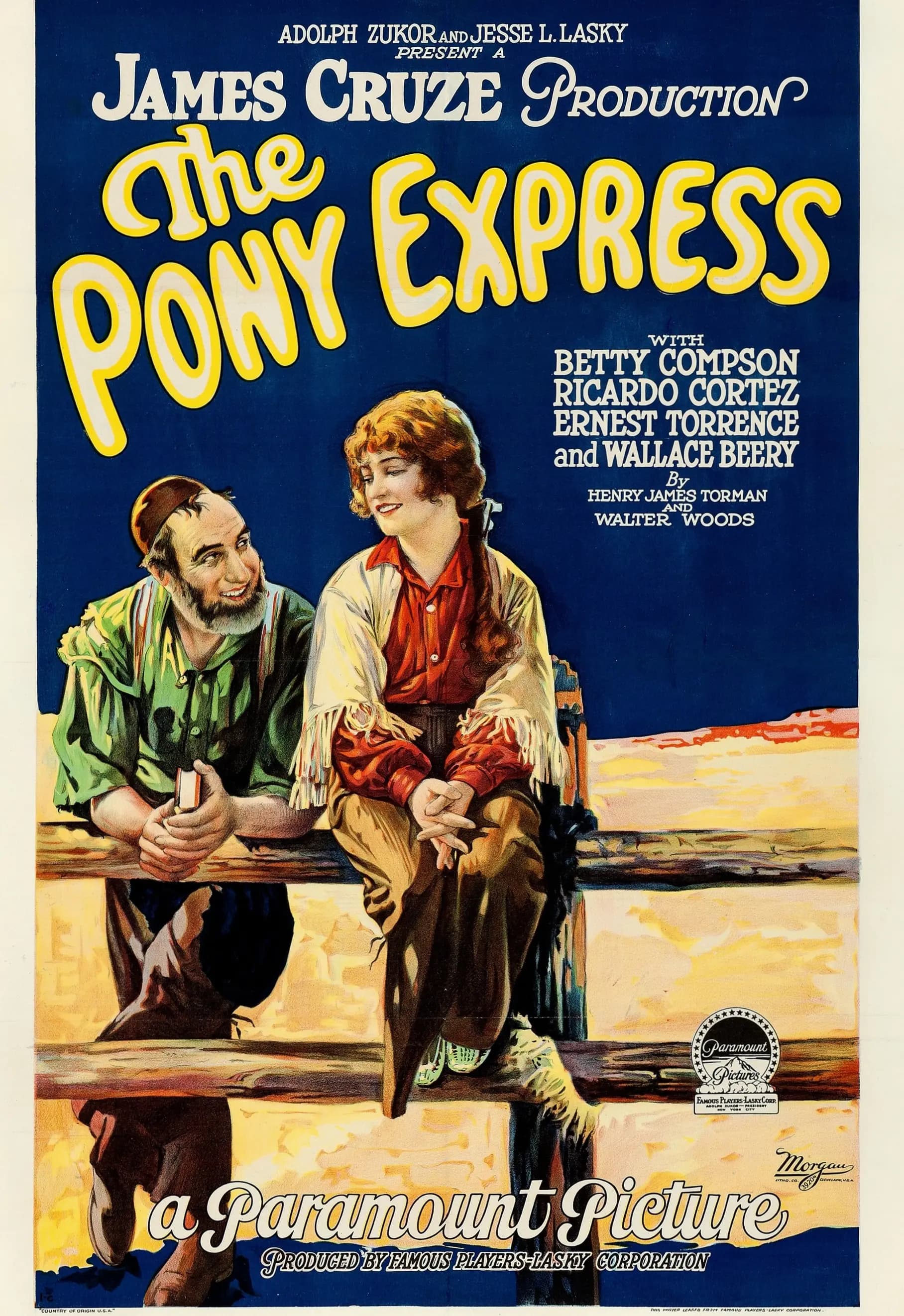The Pony Express poster
