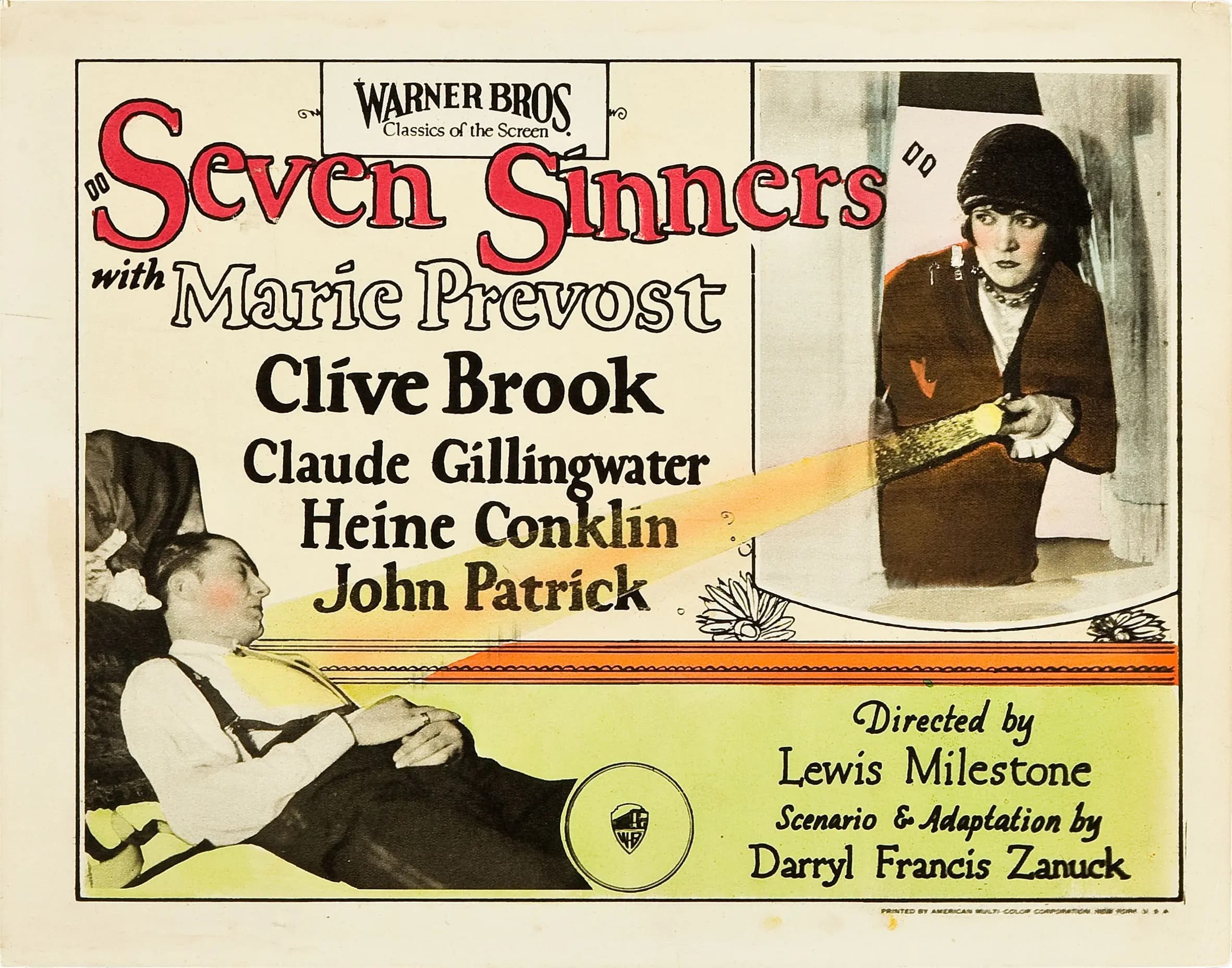 Seven Sinners poster