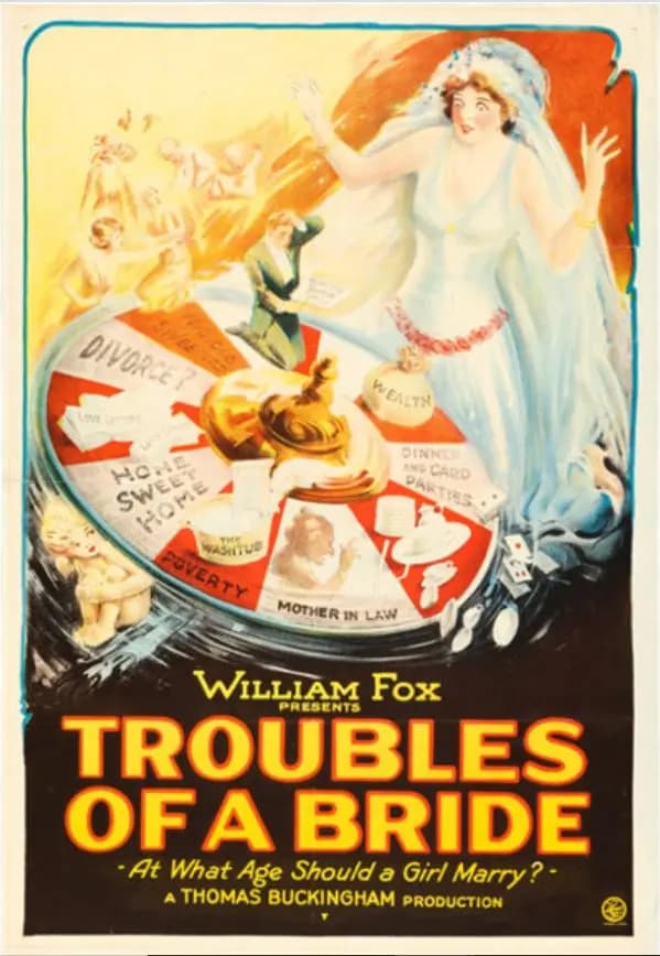 Troubles of a Bride poster – Cult Cinema Archive