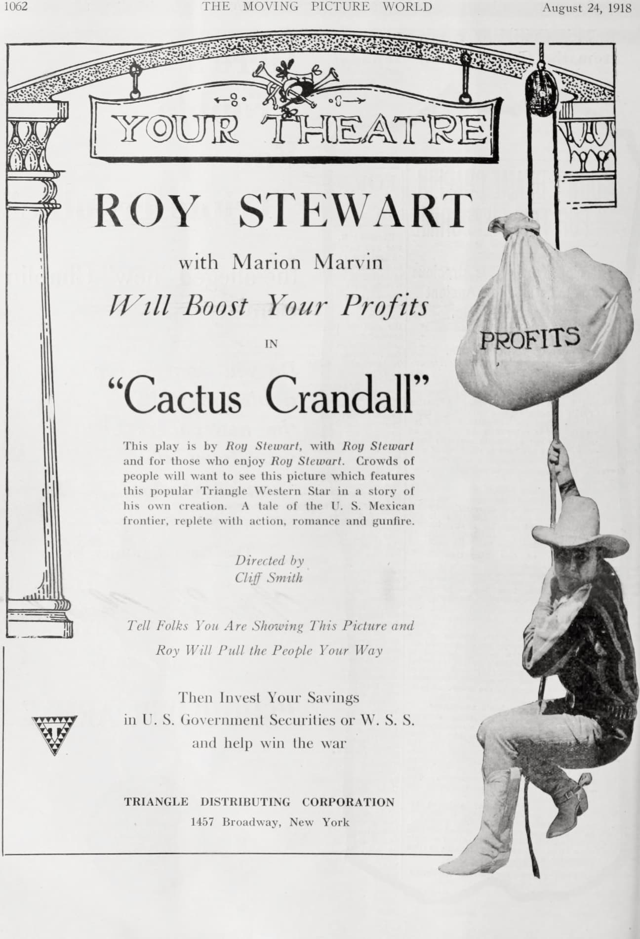 Cactus Crandall (1918) film backdrop