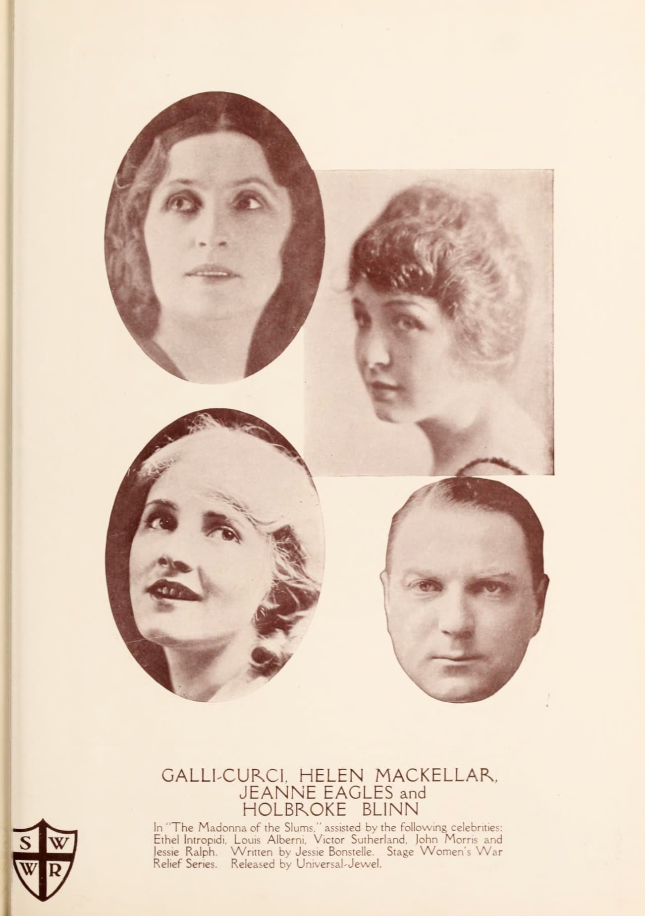 The Madonna of the Slums poster – Cult Cinema