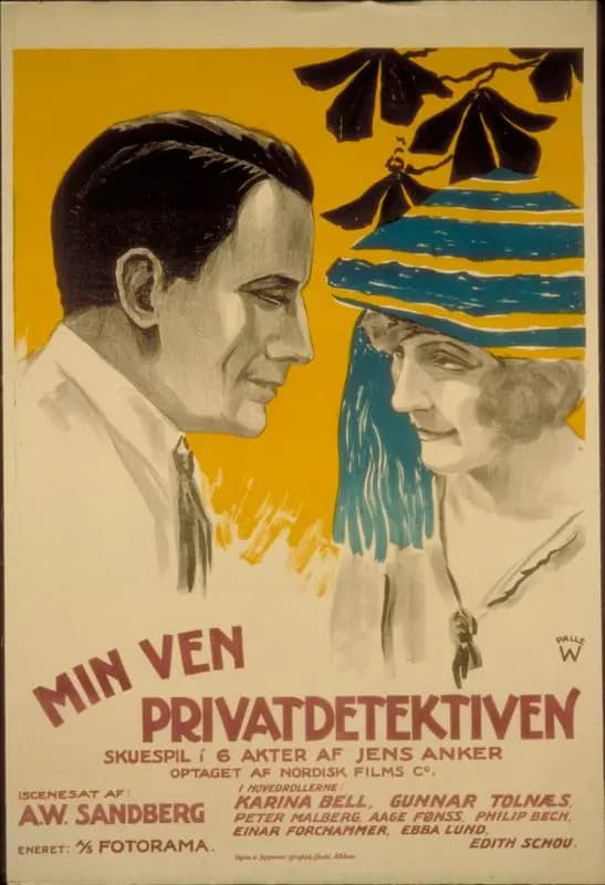 Min ven privatdetektiven (1924) film backdrop