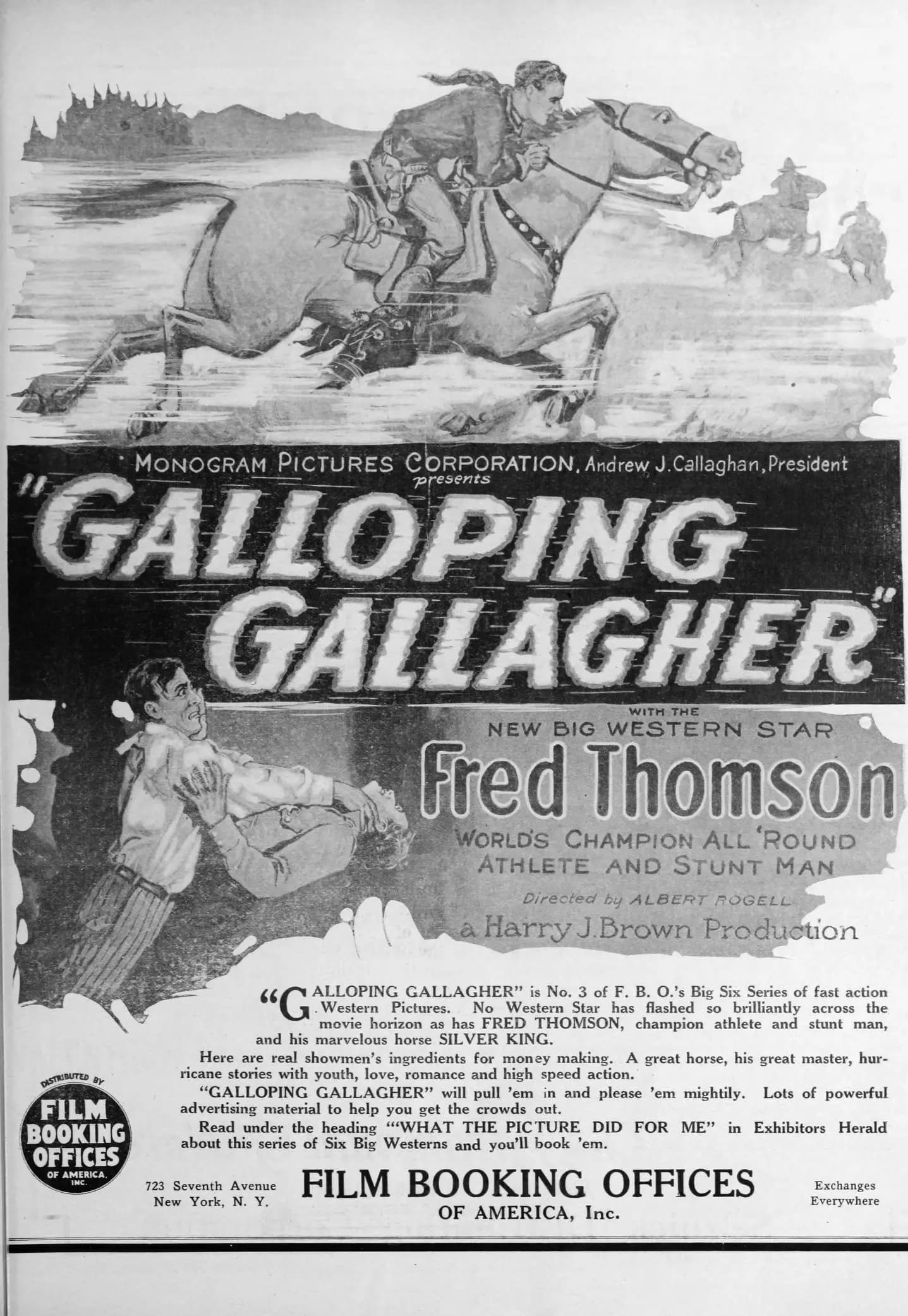 Galloping Gallagher poster