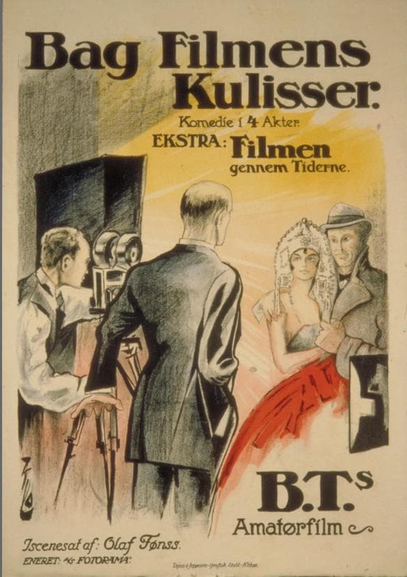 Bag Filmens Kulisser (1923) film backdrop