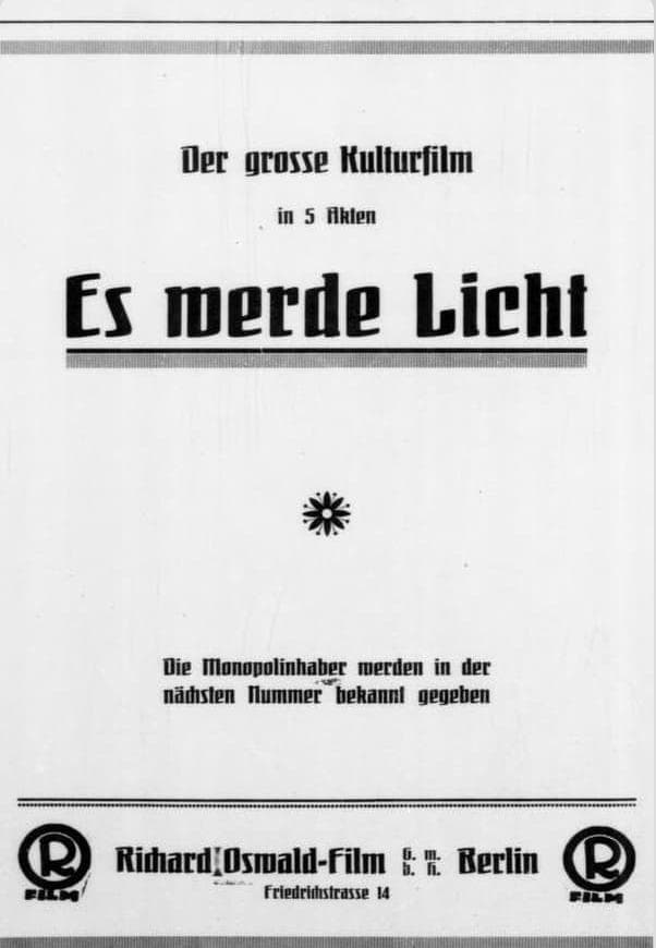 Es werde Licht! 1. Teil