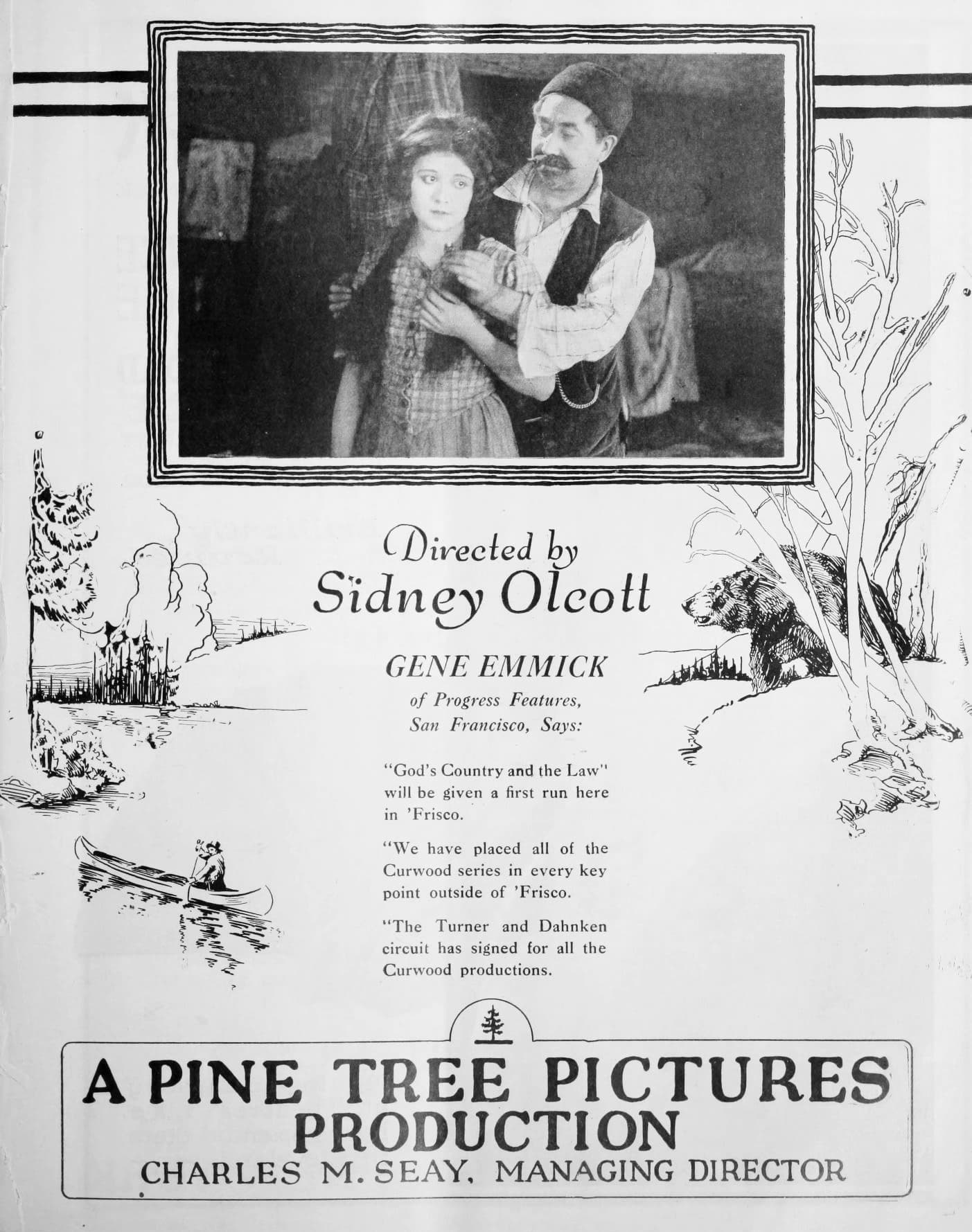 God's Country and the Law (1921) film backdrop