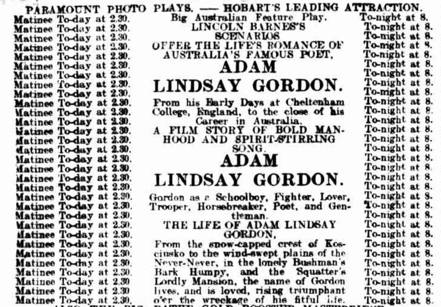 The Life of Adam Lindsay Gordon