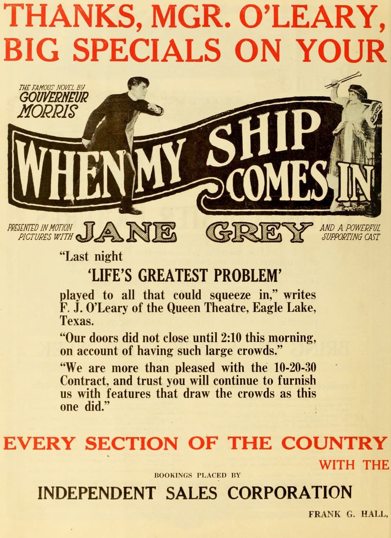 When My Ship Comes In poster