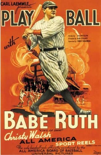 Play Ball with Babe Ruth poster – Cult Cinema