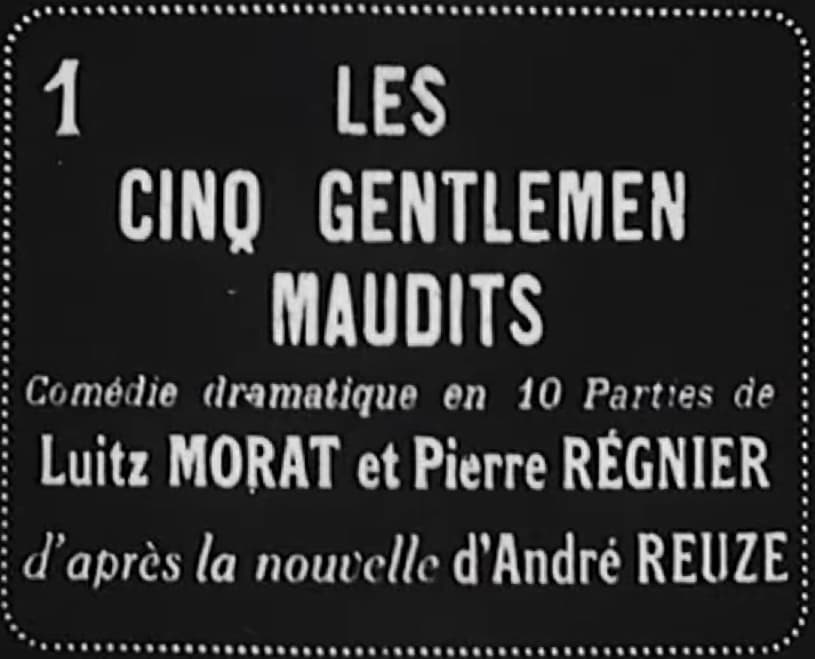 Les cinq gentlemen maudits poster – Cult Cinema