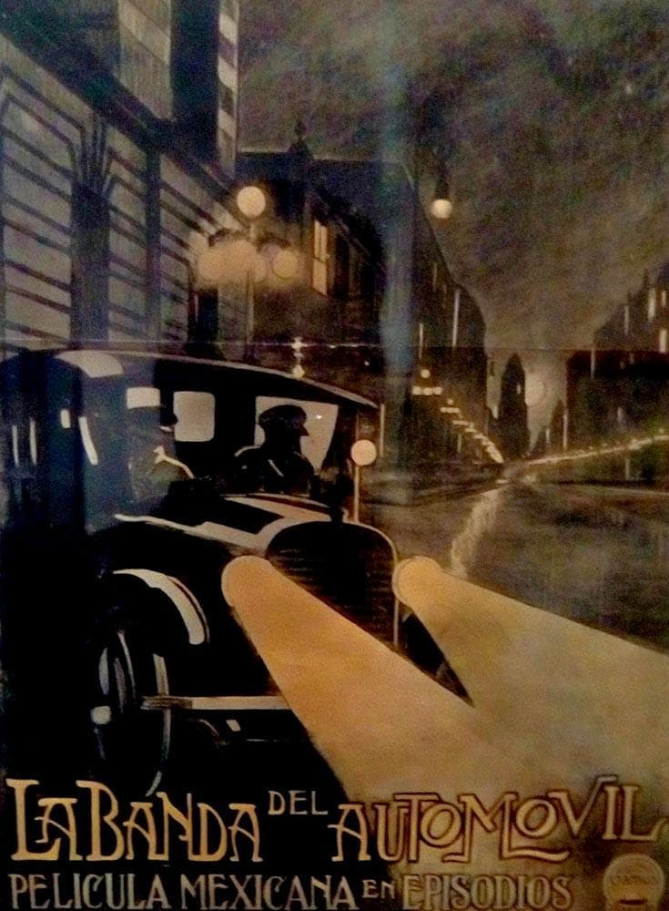 La banda del automóvil o la dama enlutada (1919) film backdrop