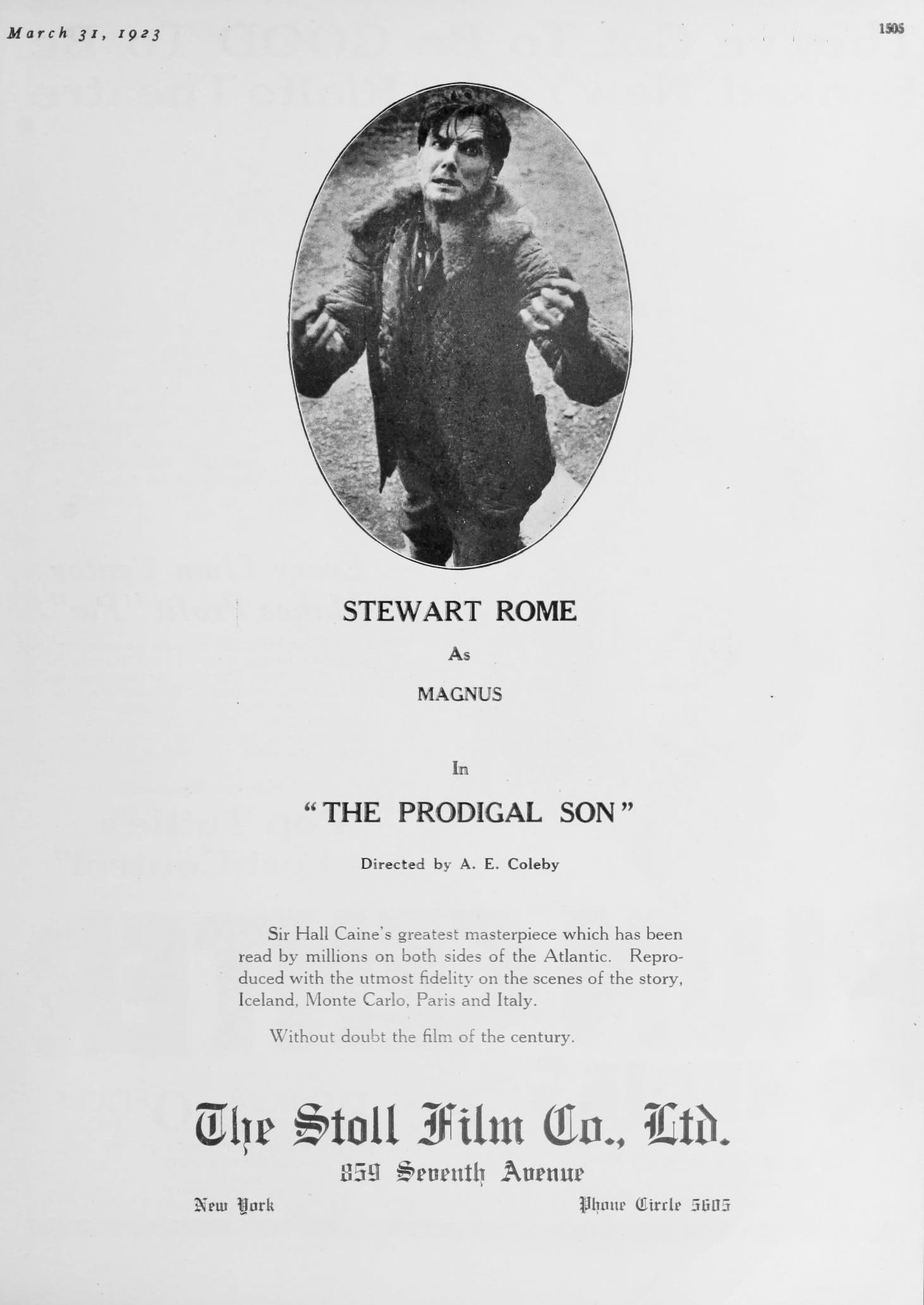 The Prodigal Son poster