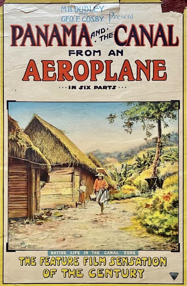 Panama and the Canal from an Aeroplane