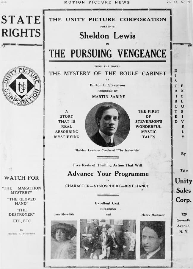 The Pursuing Vengeance poster