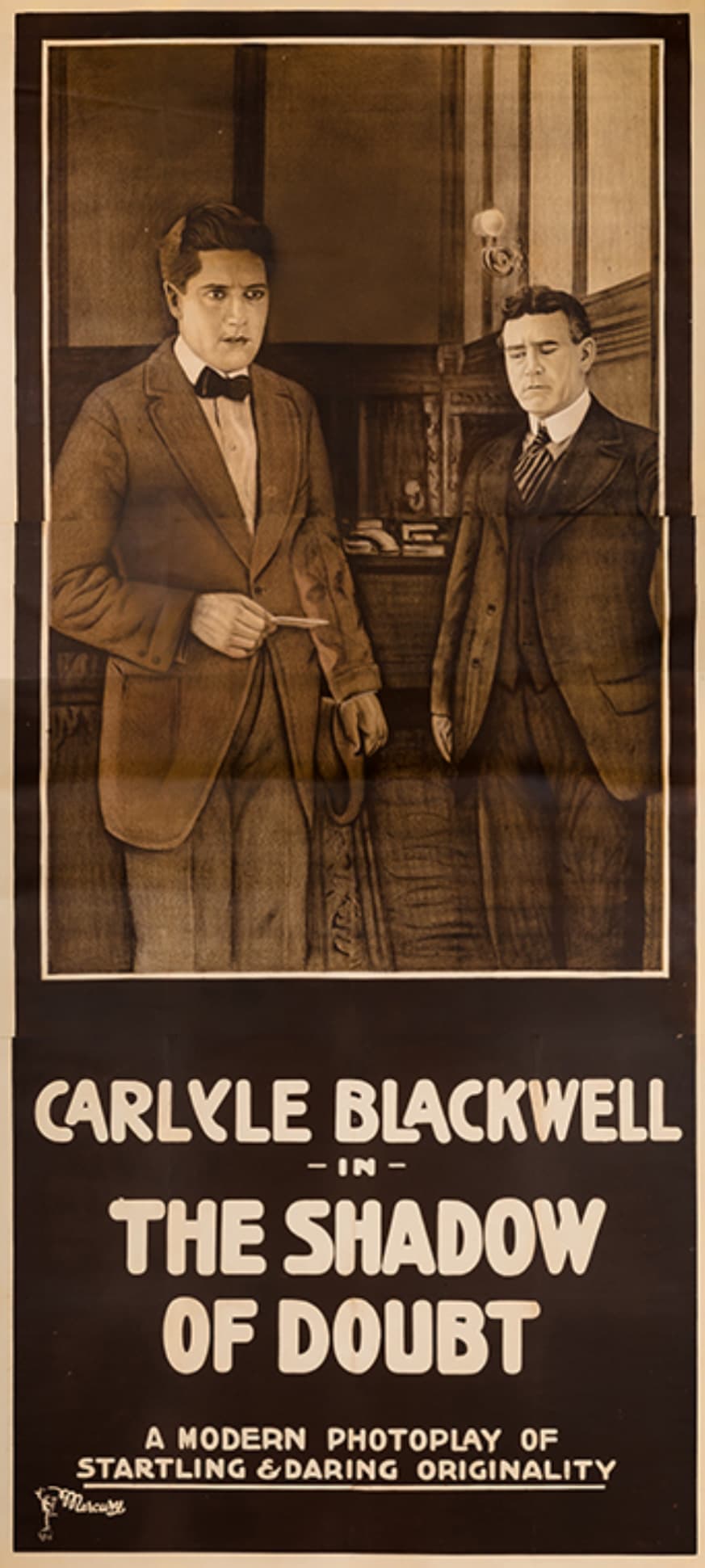 The Shadow of a Doubt (1916) film backdrop