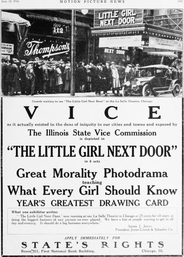 The Little Girl Next Door (1916) film backdrop