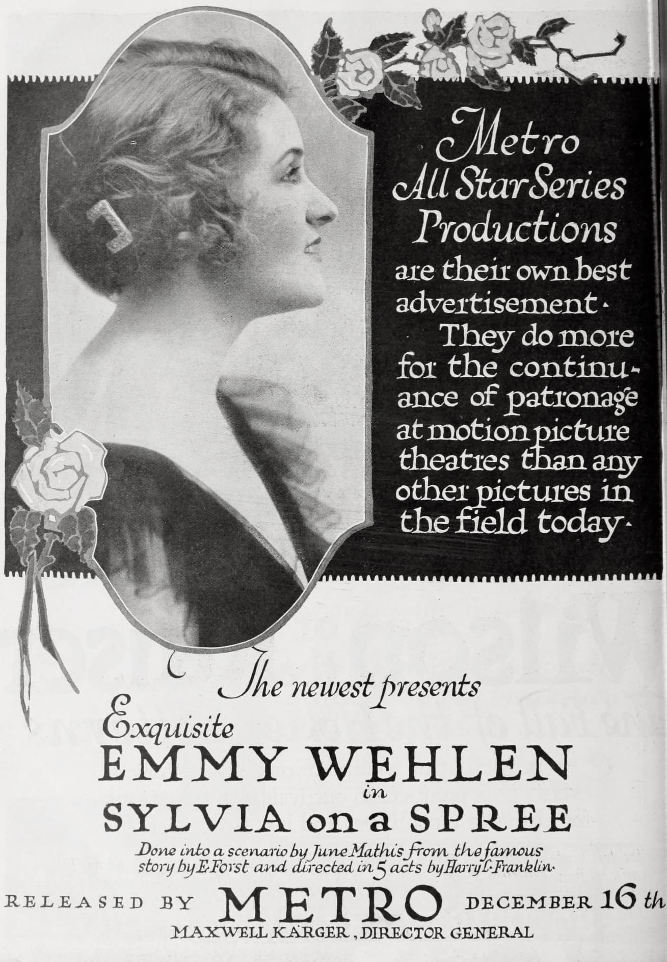 Sylvia on a Spree poster