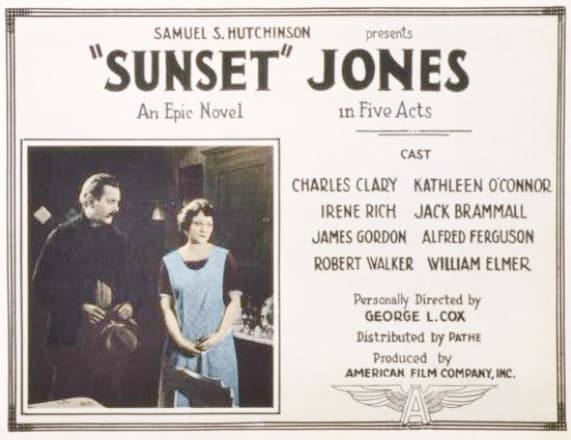 Sunset Jones poster