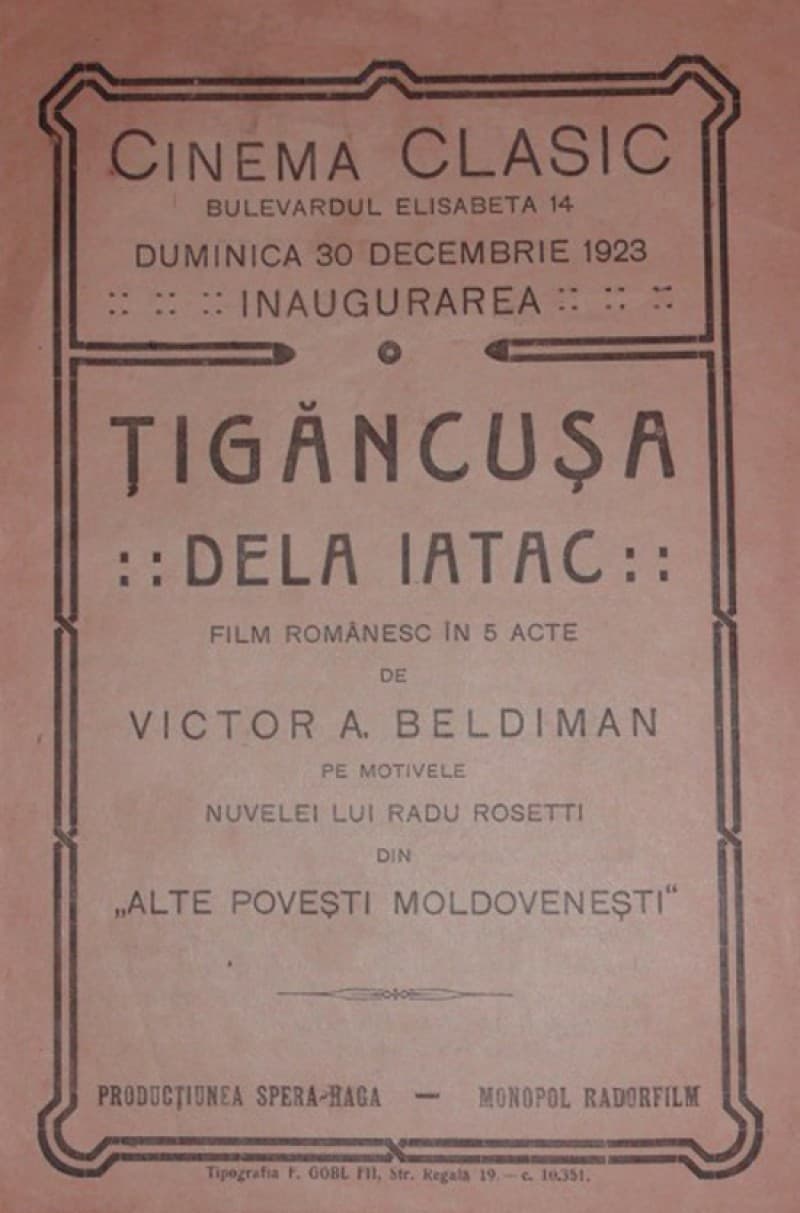 Tigancusa de la iatac (1923) film backdrop