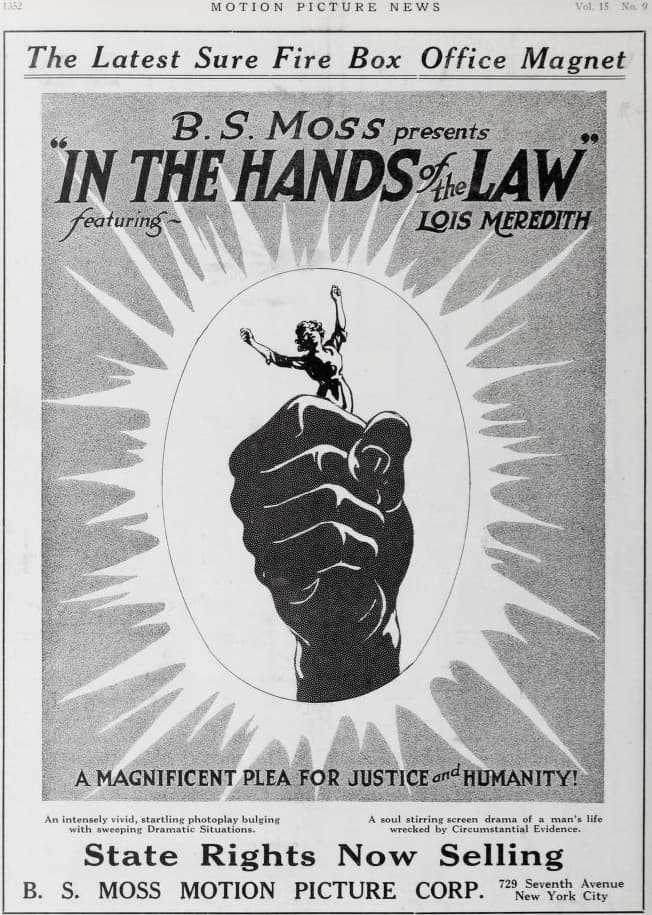 In the Hands of the Law poster – Cult Cinema