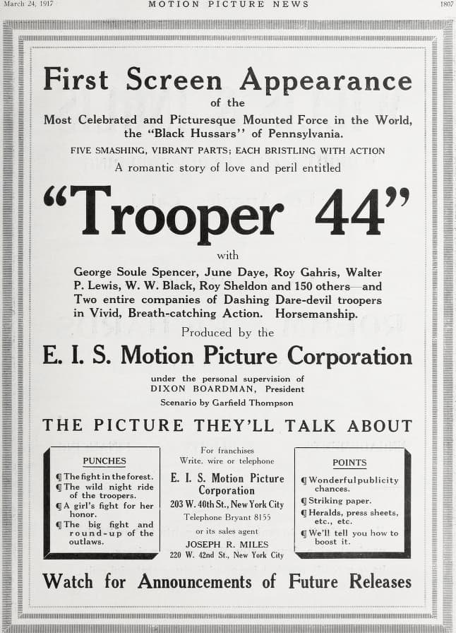 Trooper 44 poster – Cult Cinema