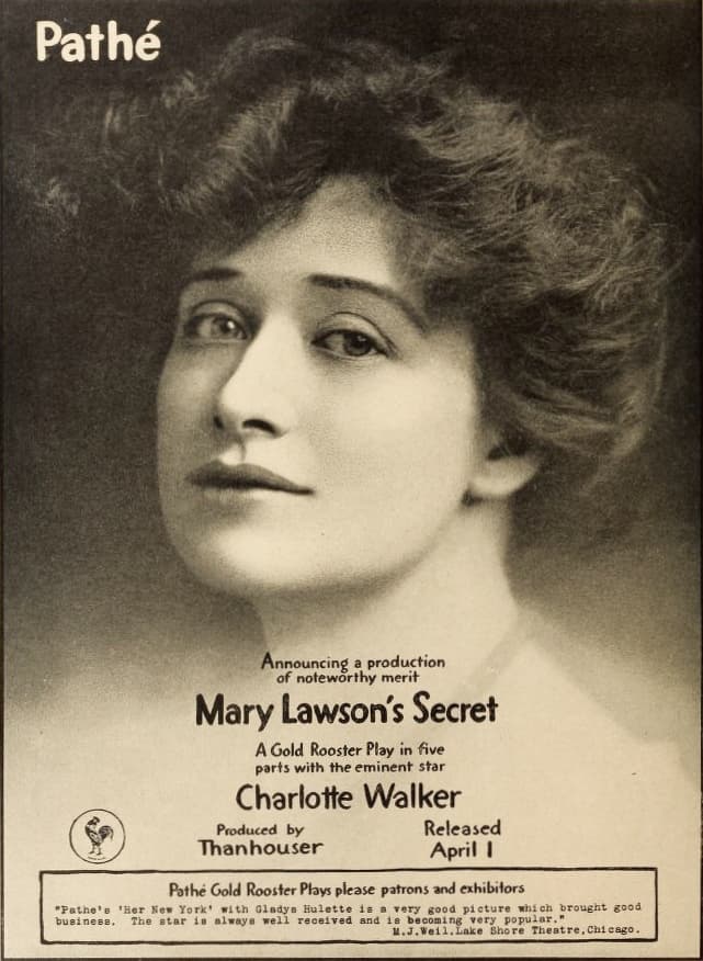 Mary Lawson's Secret (1917) film backdrop