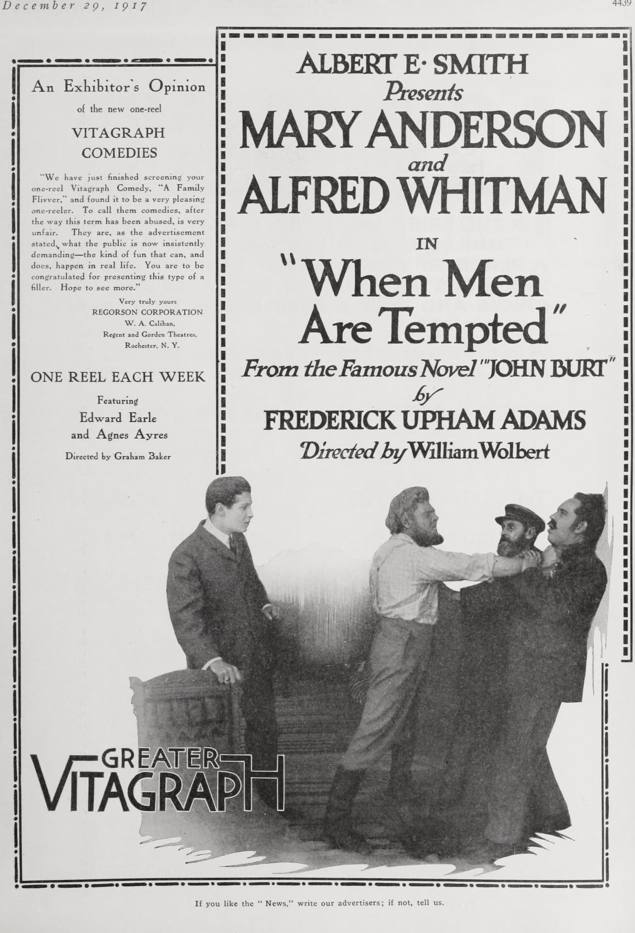When Men Are Tempted poster – Cult Cinema