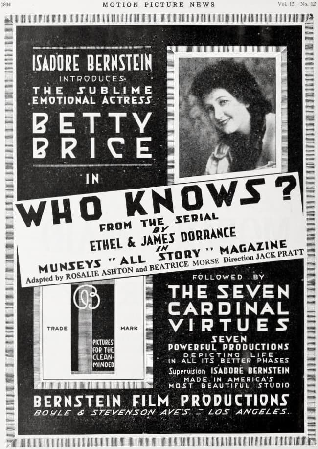 Who Knows? poster