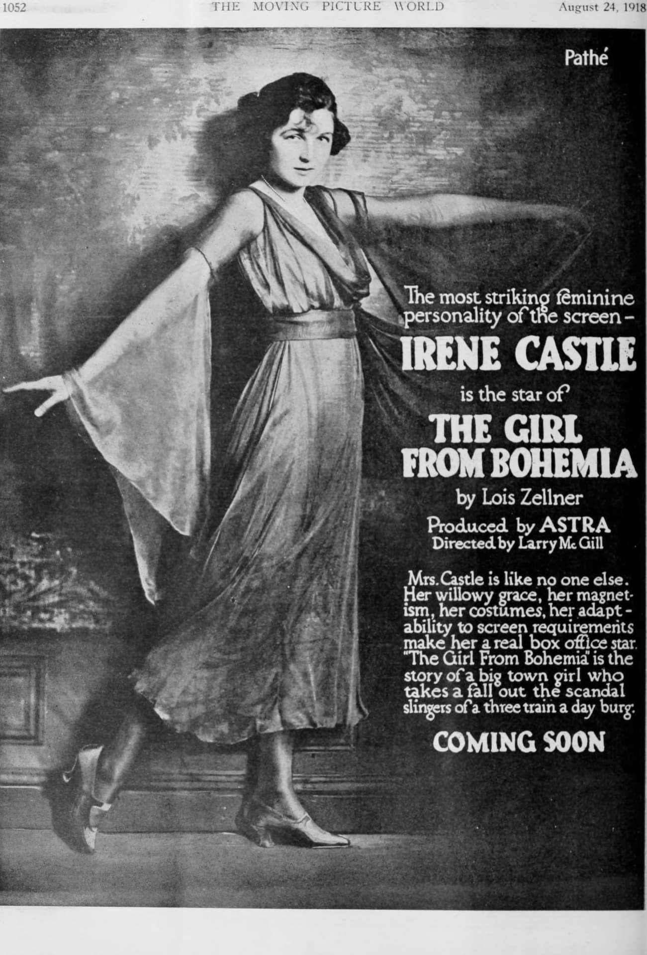 The Girl from Bohemia (1918) film backdrop