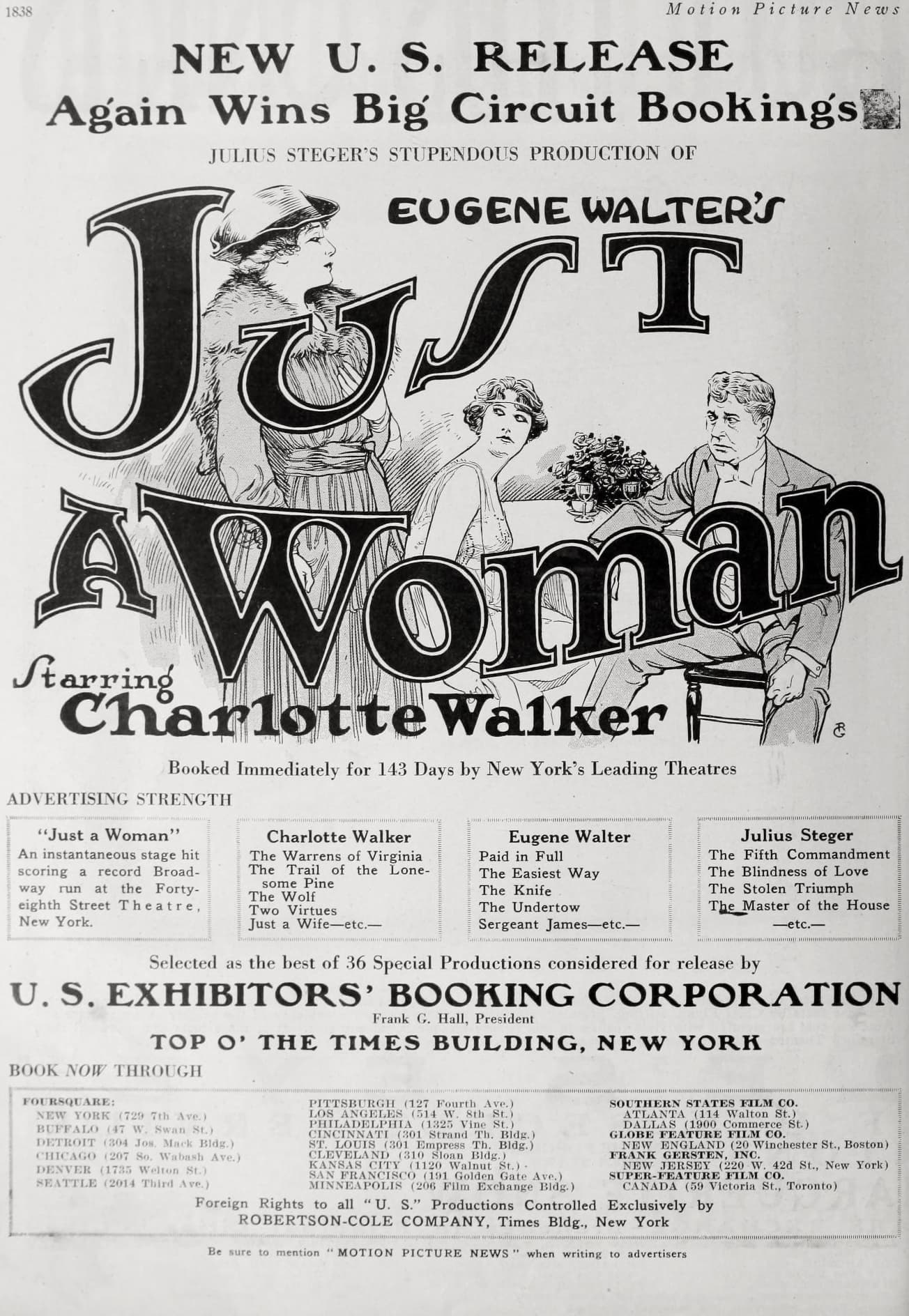 Just a Woman (1918) film backdrop