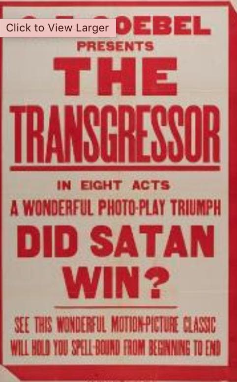 The Transgressor poster – Cult Cinema