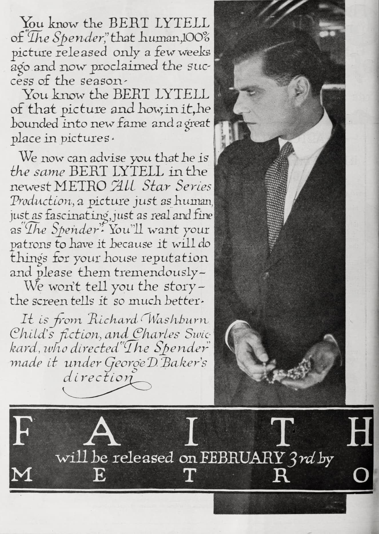 Faith (1919) film backdrop